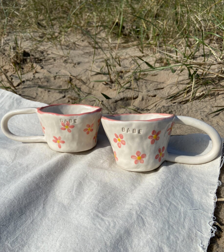 BABE Oversized Handle Mug