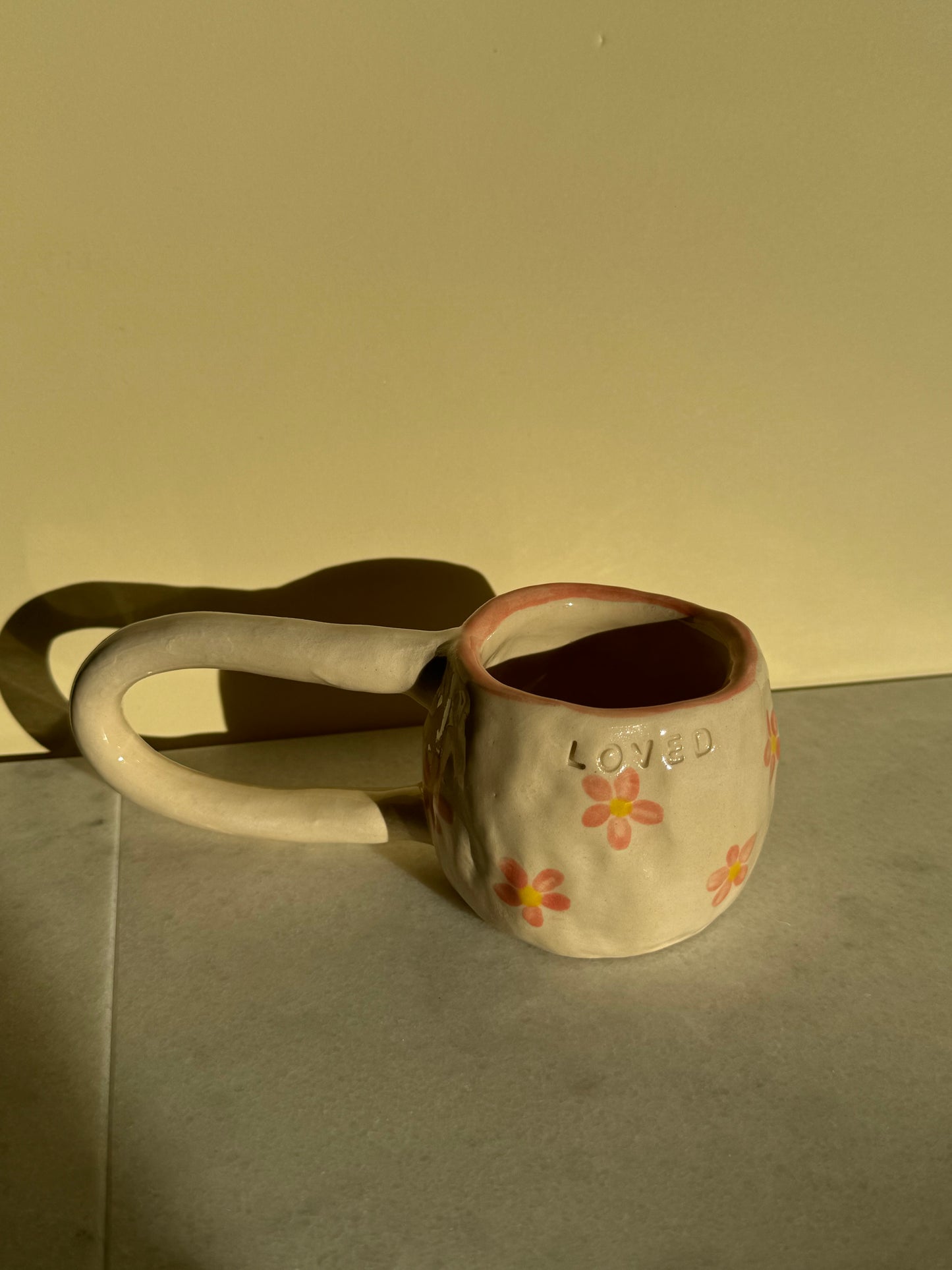 LOVED Long Handle Mug