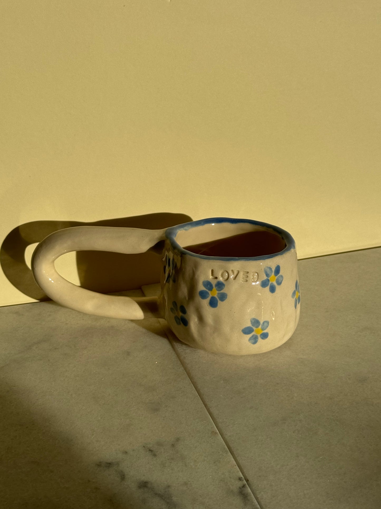 LOVED Long Handle Mug